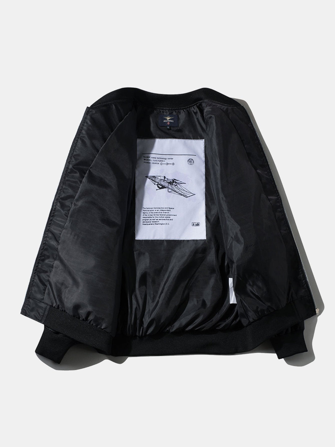 Udo | Oversized bomber jack met nasa-print