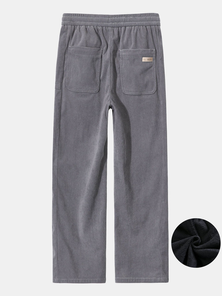 Joris | Corduroy Broek met Fleece Voering