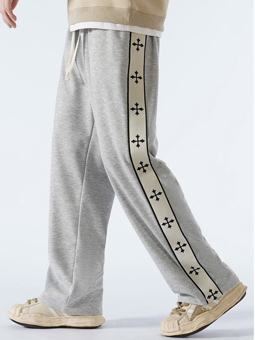 Rens | Pantalon Relax Fit met Zijstreep