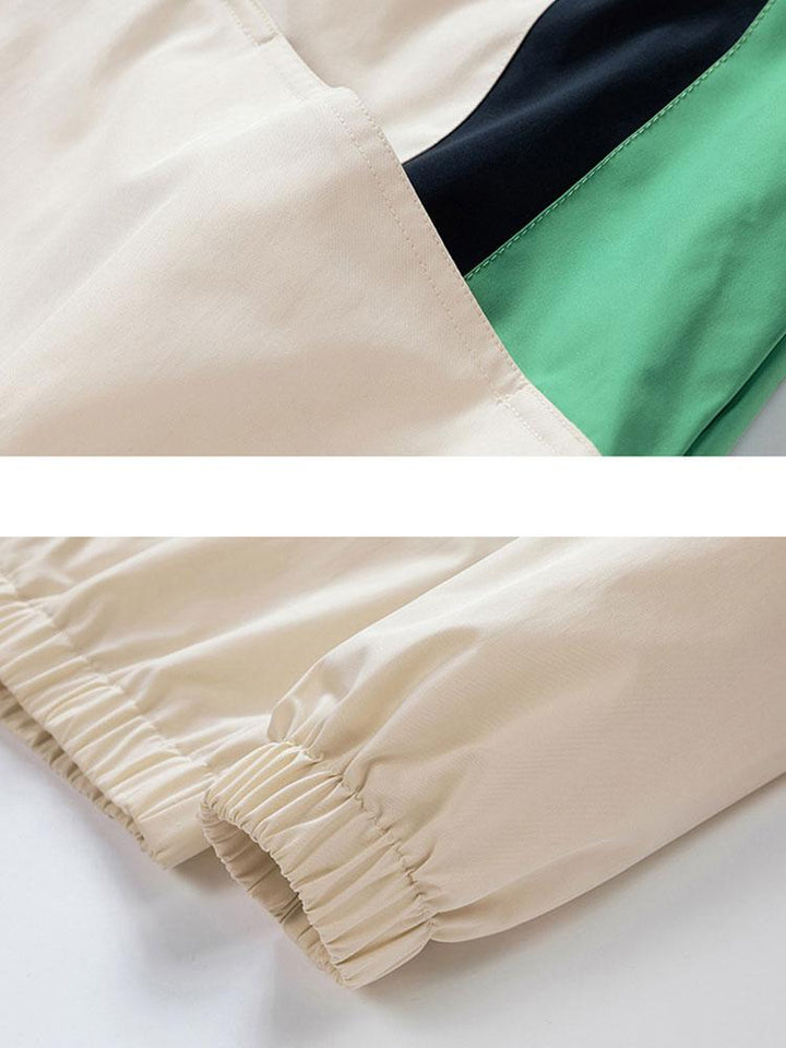 Bob | Windjack met colour-block design en capuchon