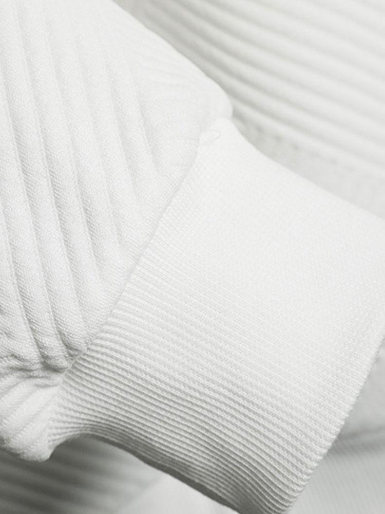 David | Sweater met geometrisch streepjacquard en relaxte pasvorm
