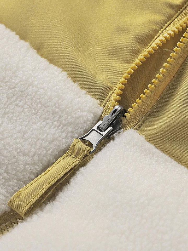 Ruben | Omkeerbare teddy puffer jas
