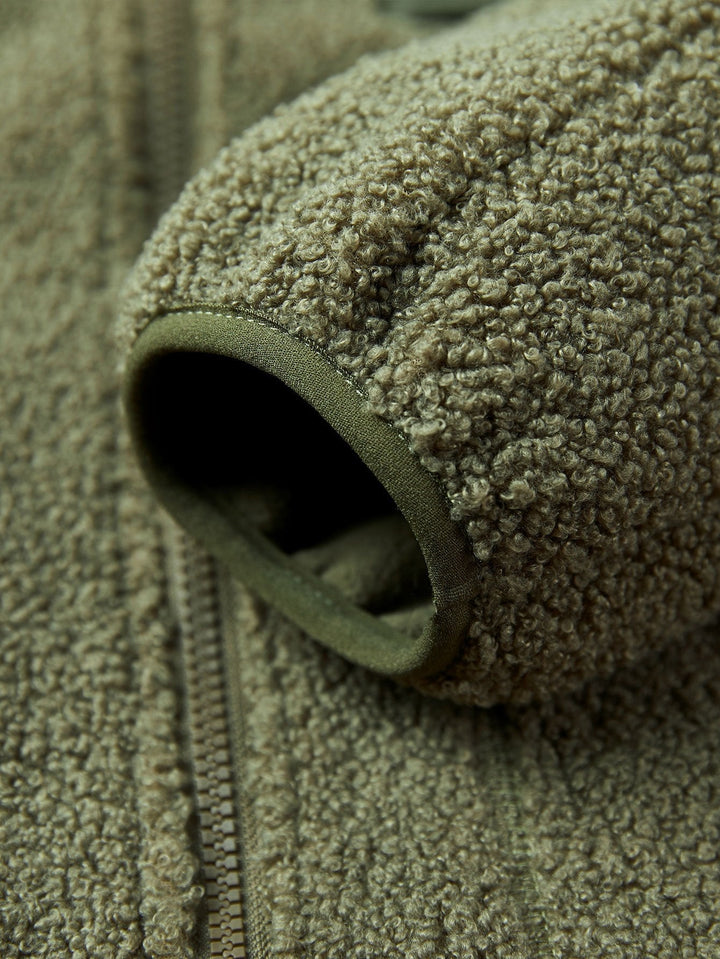 Teun | Teddyfleece jas met rits