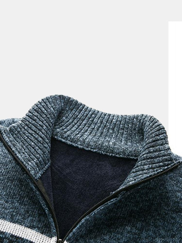 Ward | Trui met geometrische print en rits