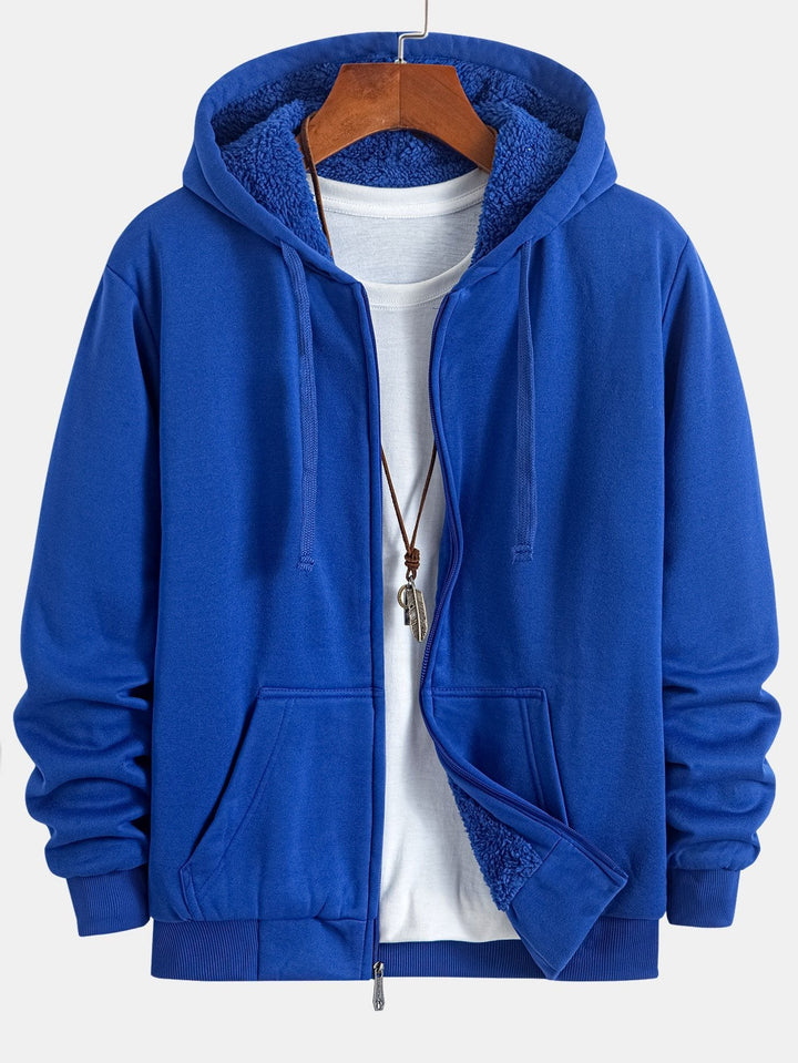 Fedde | Hoodie met teddyfleecevoering