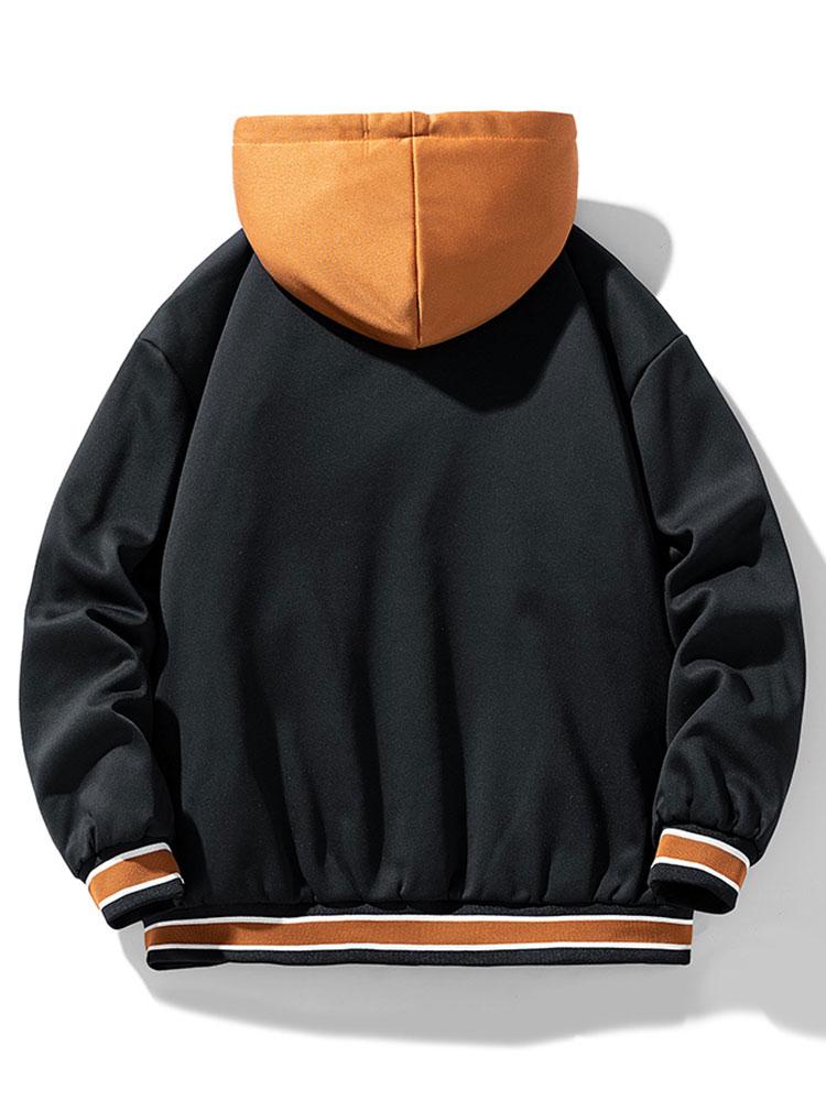 Diederik | Corduroy baseball jack met capuchon