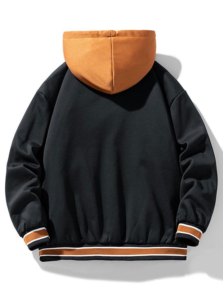 Diederik | Corduroy baseball jack met capuchon