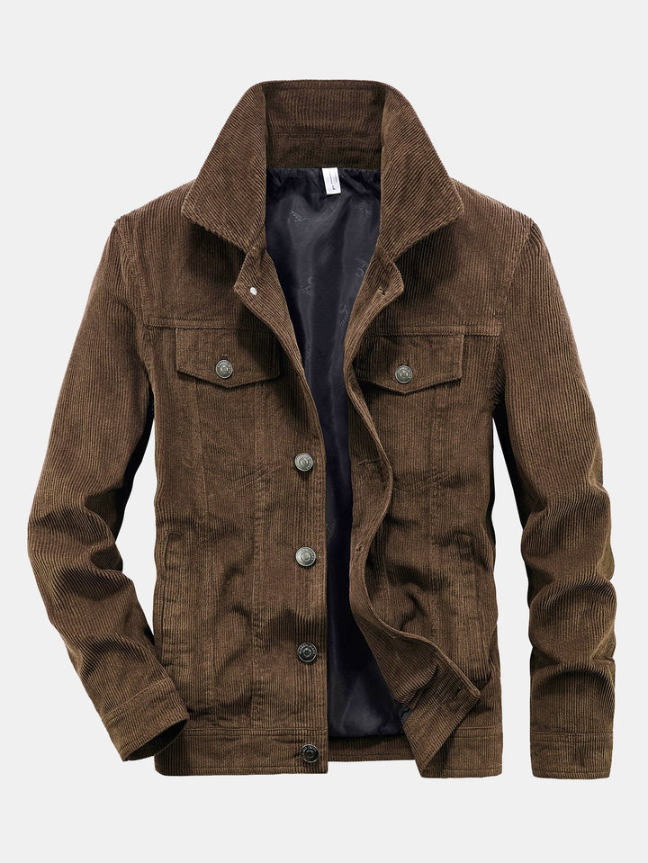 Lars | Corduroy jack van 100% katoen