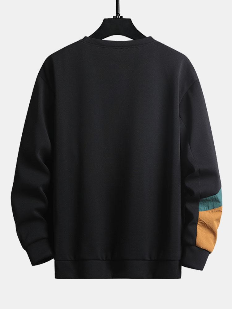 Frank | Sweater met kleurvlakken en ronde hals