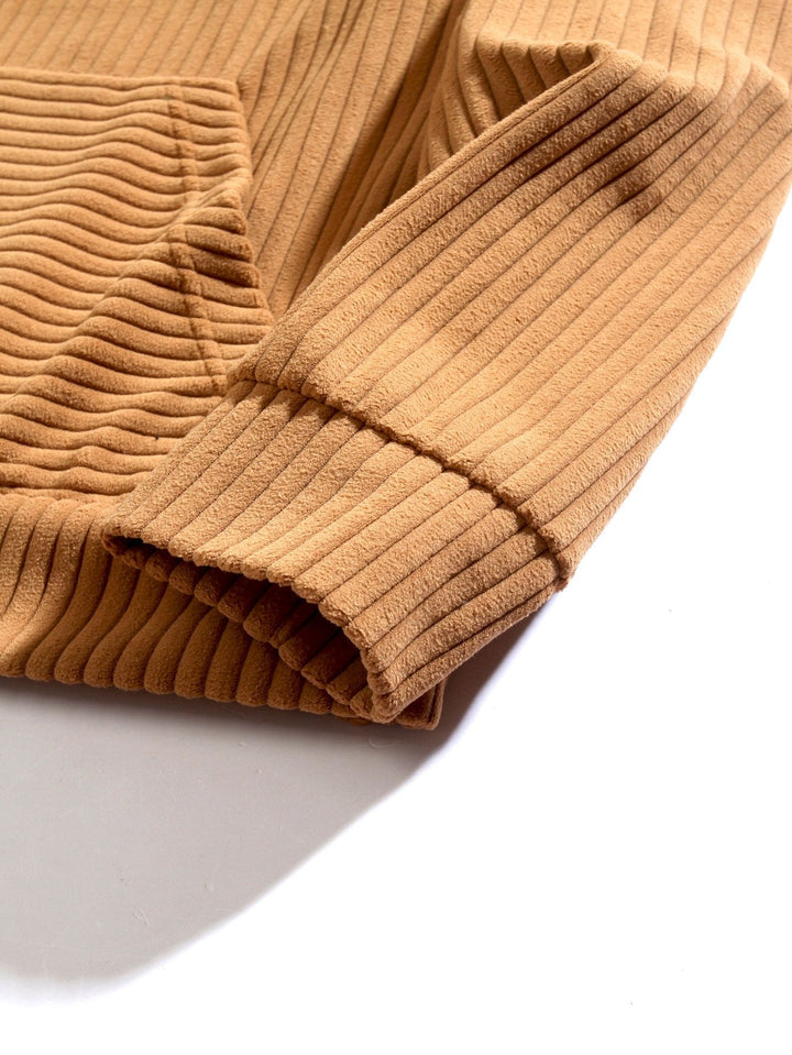 Herman | Corduroy hoodie met relaxte pasvorm