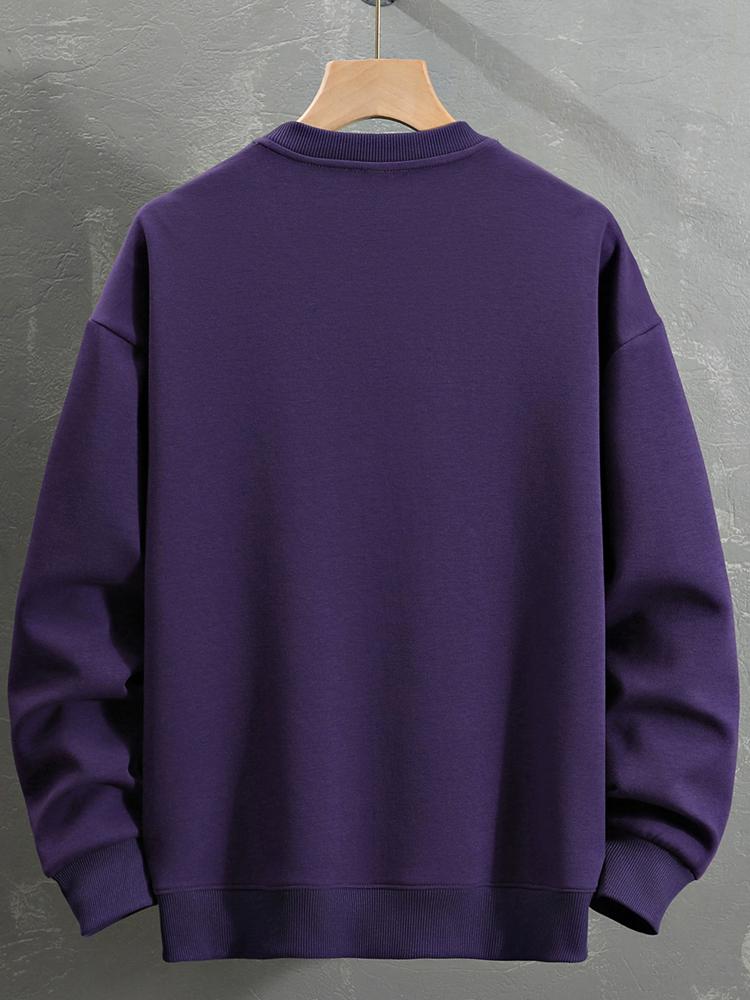 Sven | Sweater met graffiti-tekstprint