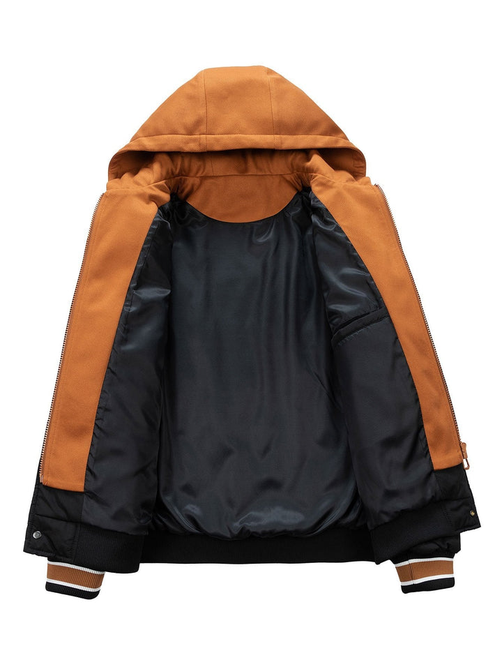 Kees | 2-in-1 gewatteerd baseball jack met capuchon