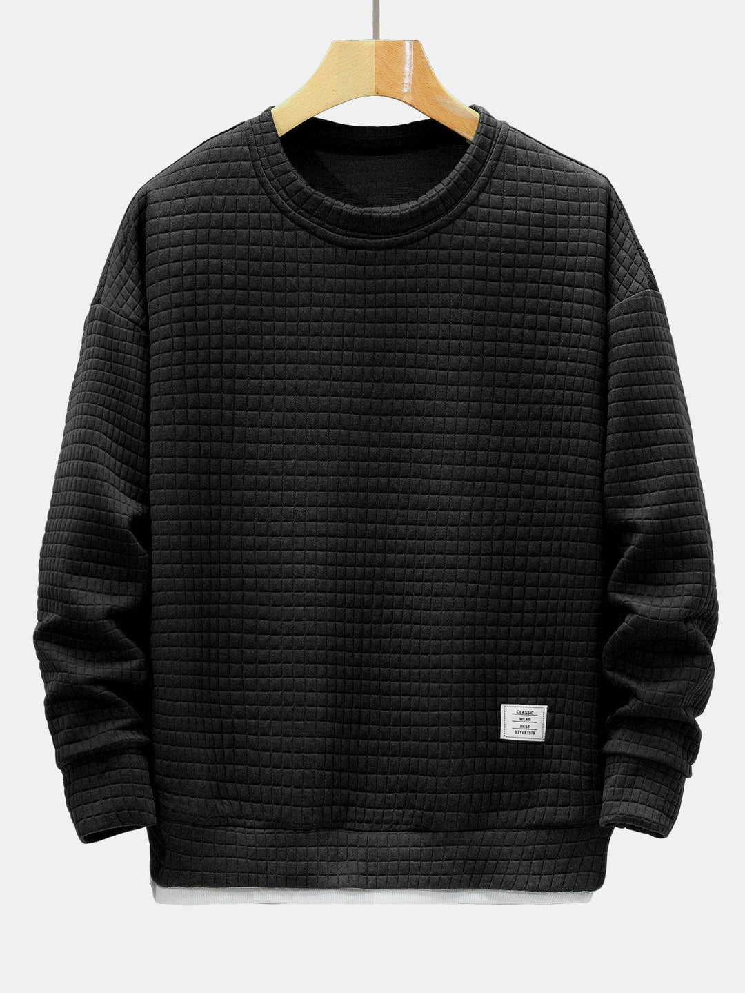 Sem | 2-in-1 sweater met wafelstructuur