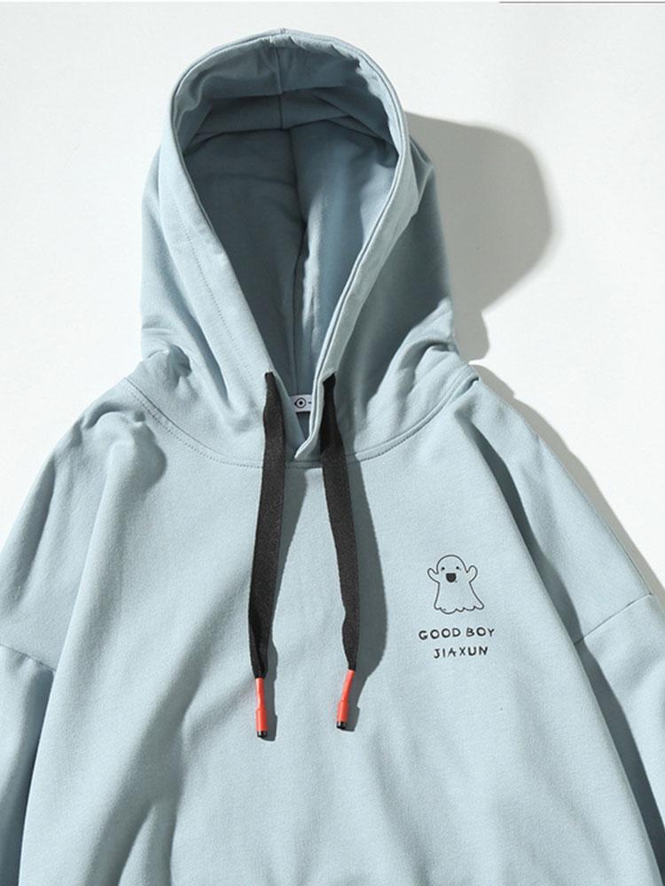 Victor | Hoodie met spookprint en relaxte pasvorm