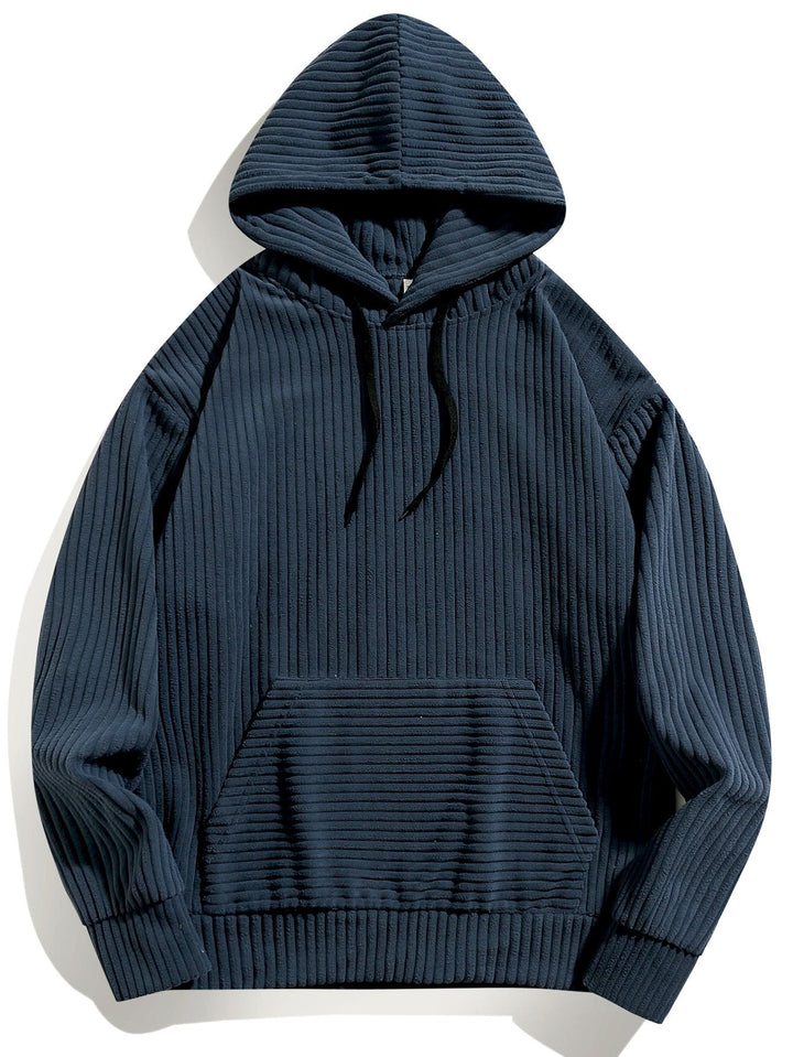 Herman | Corduroy hoodie met relaxte pasvorm