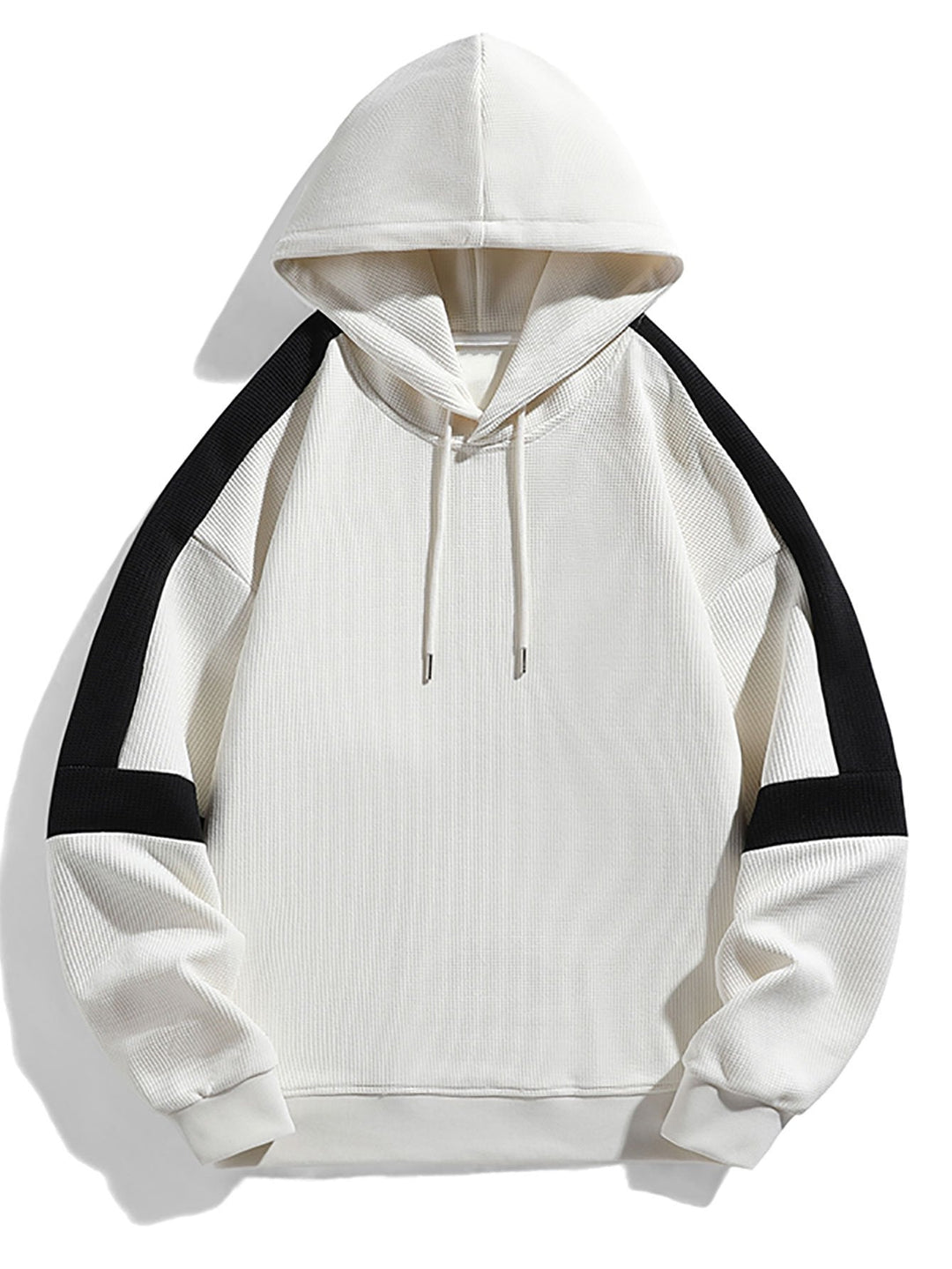 Rijk | Hoodie met kleurvlakken en wafelstructuur