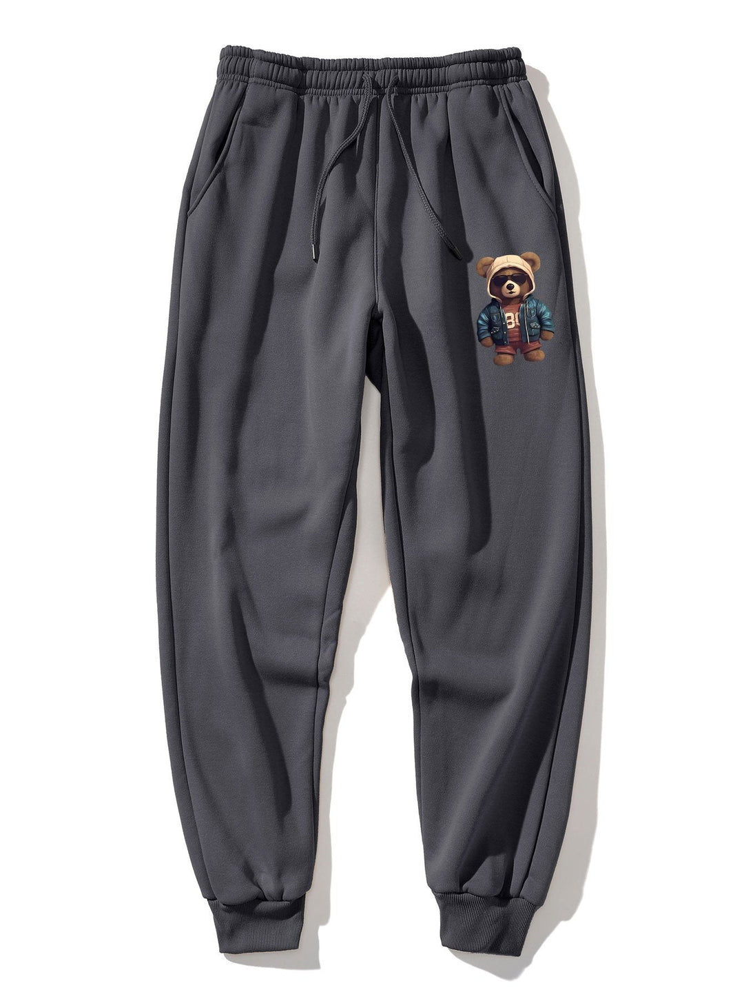 Michel | Joggingbroek met Beer in Leren Jack