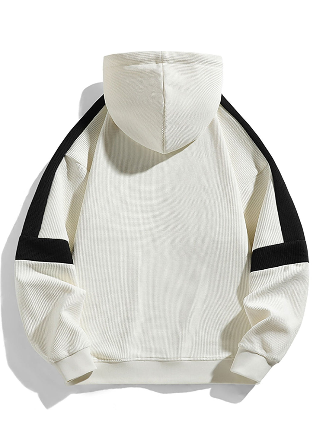 Rijk | Hoodie met kleurvlakken en wafelstructuur