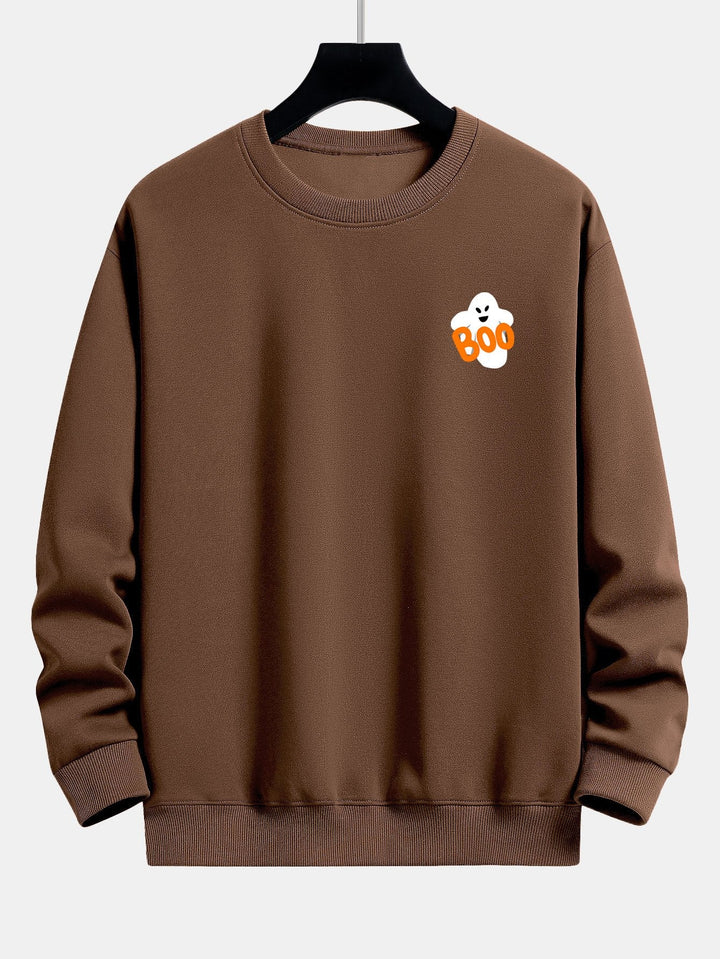 Tim | Sweater met spookprint en relaxte pasvorm