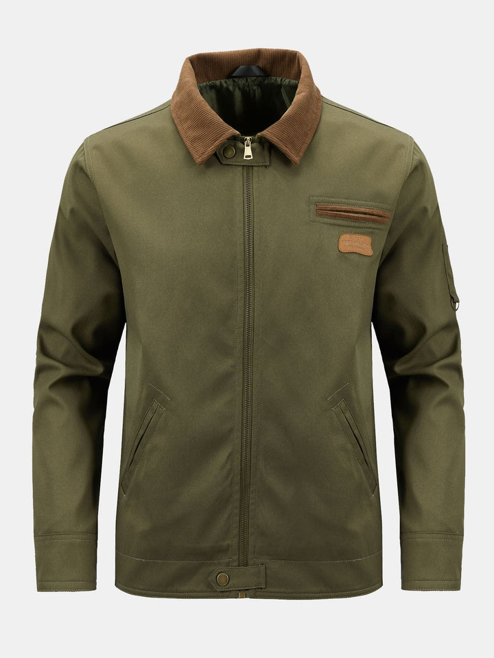 Danny | Jack met corduroy kraag en rits