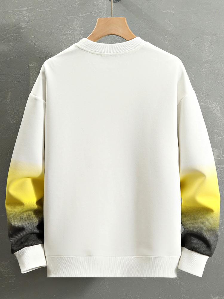 Jonathan | Sweater met kleurverloop en relaxte pasvorm