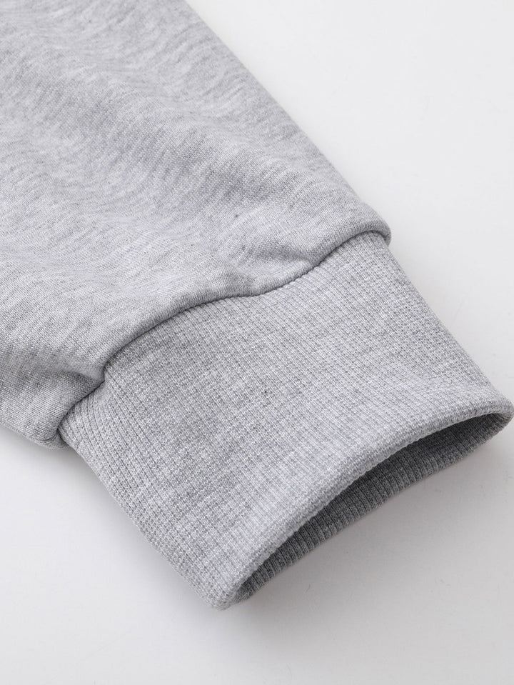 Berend | Basic hoodie met ritssluiting en relaxte pasvorm