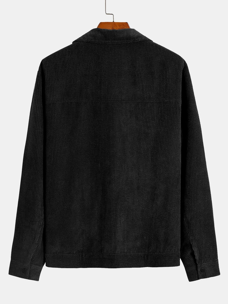 Bert | Corduroy jack met zakken