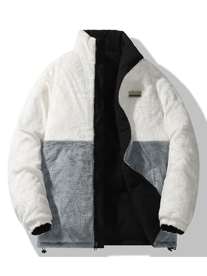 Frank | Omkeerbare teddyfleece jas
