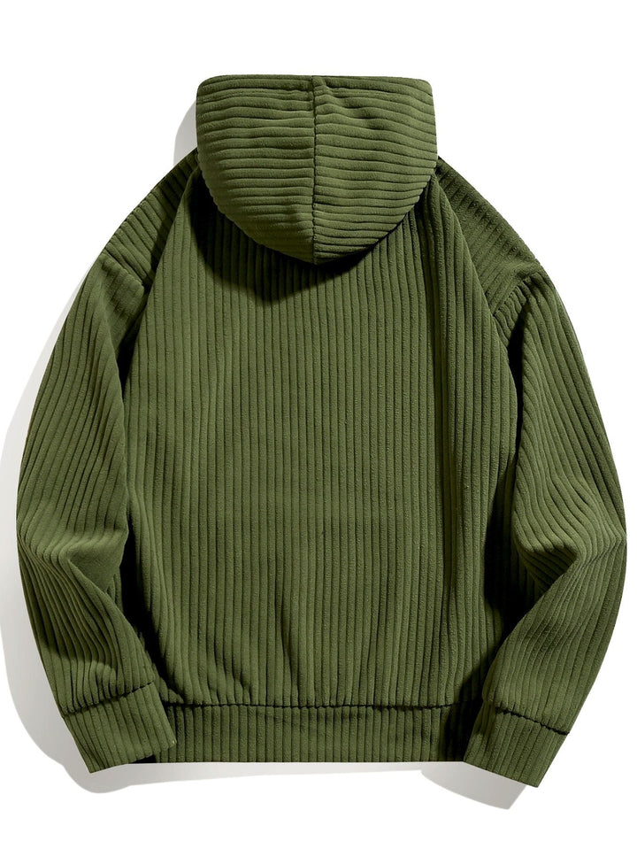 Herman | Corduroy hoodie met relaxte pasvorm