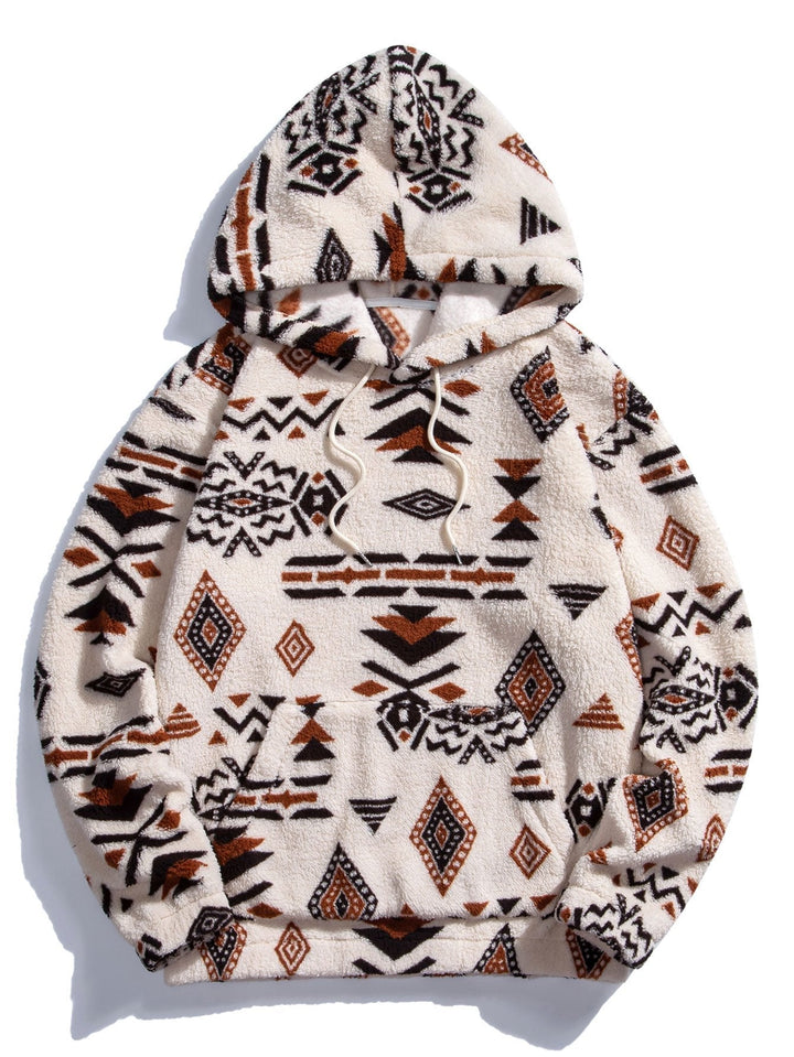 Job | Teddyhoodie met Azteekse print