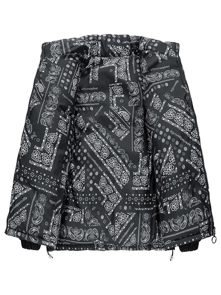 Guus | Omkeerbare puffer jas met paisleyprint
