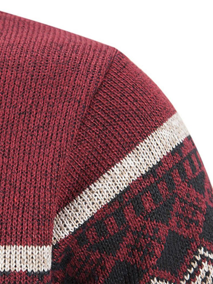 Ward | Trui met geometrische print en rits