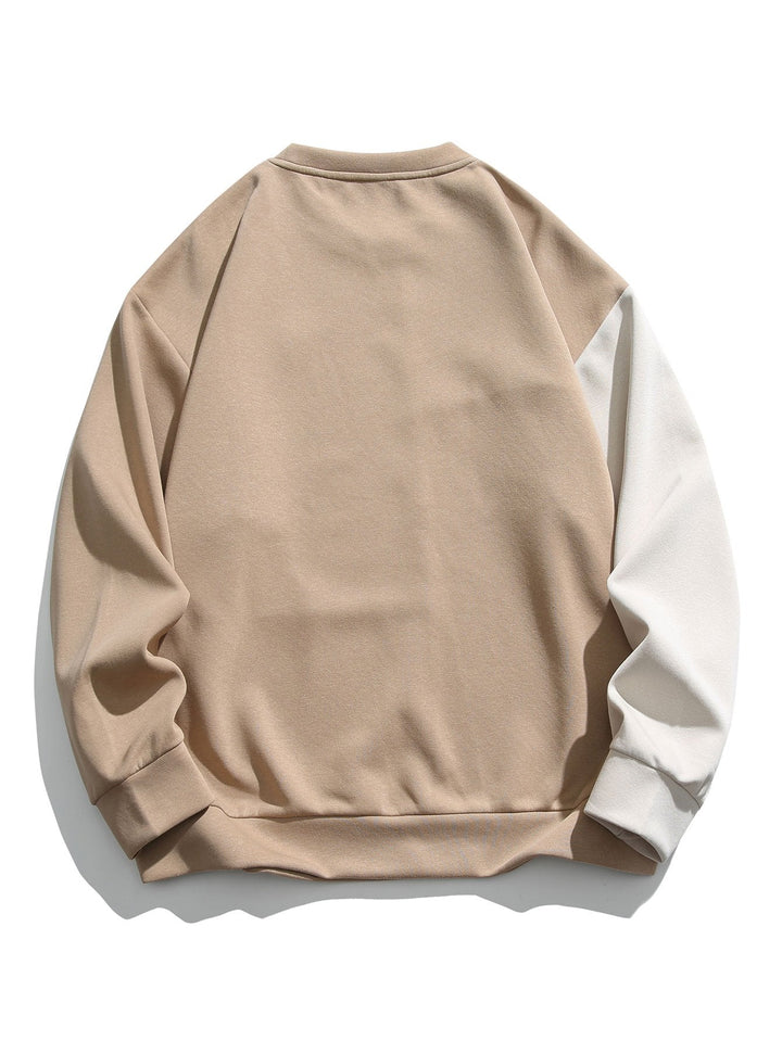 Luuk | Oversized sweater met kleurvlakken