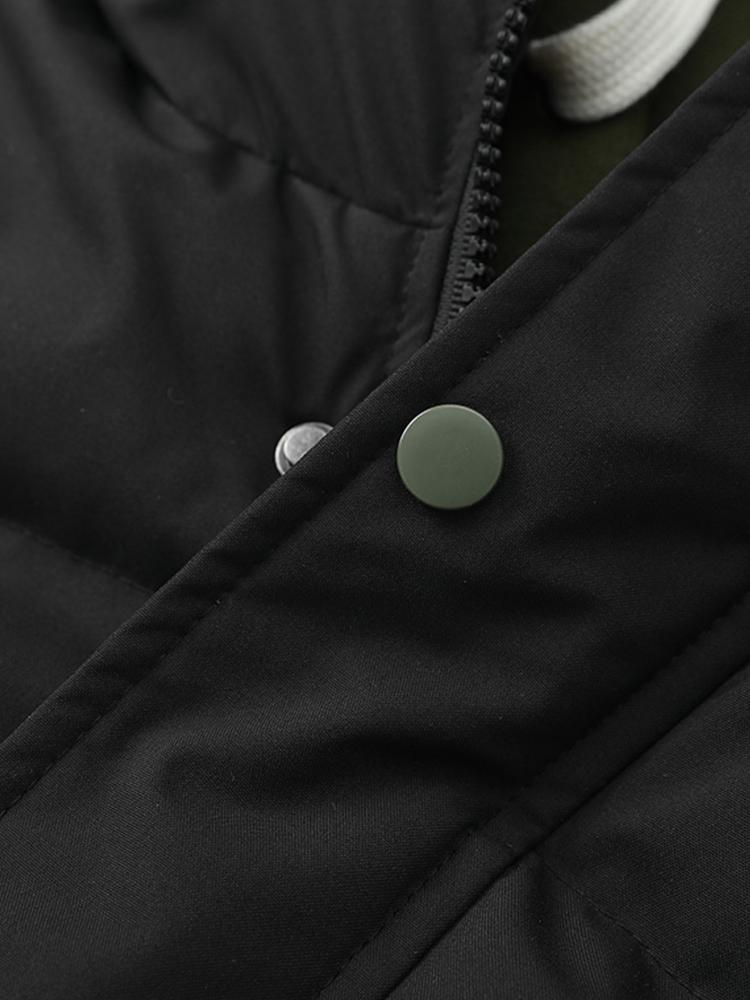 Wesley | Puffer jas met contrasterende capuchon