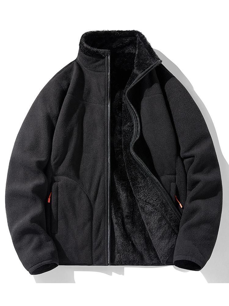Roy | Omkeerbare teddyfleece jas