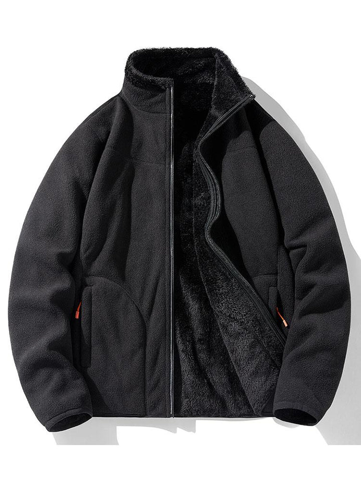 Roy | Omkeerbare teddyfleece jas