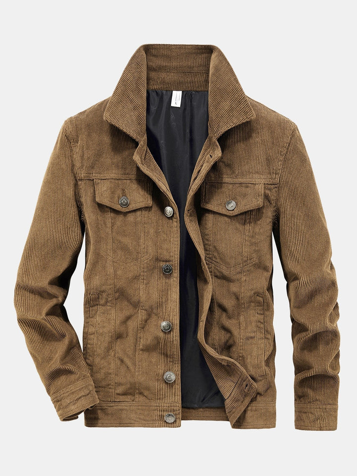 Lars | Corduroy jack van 100% katoen