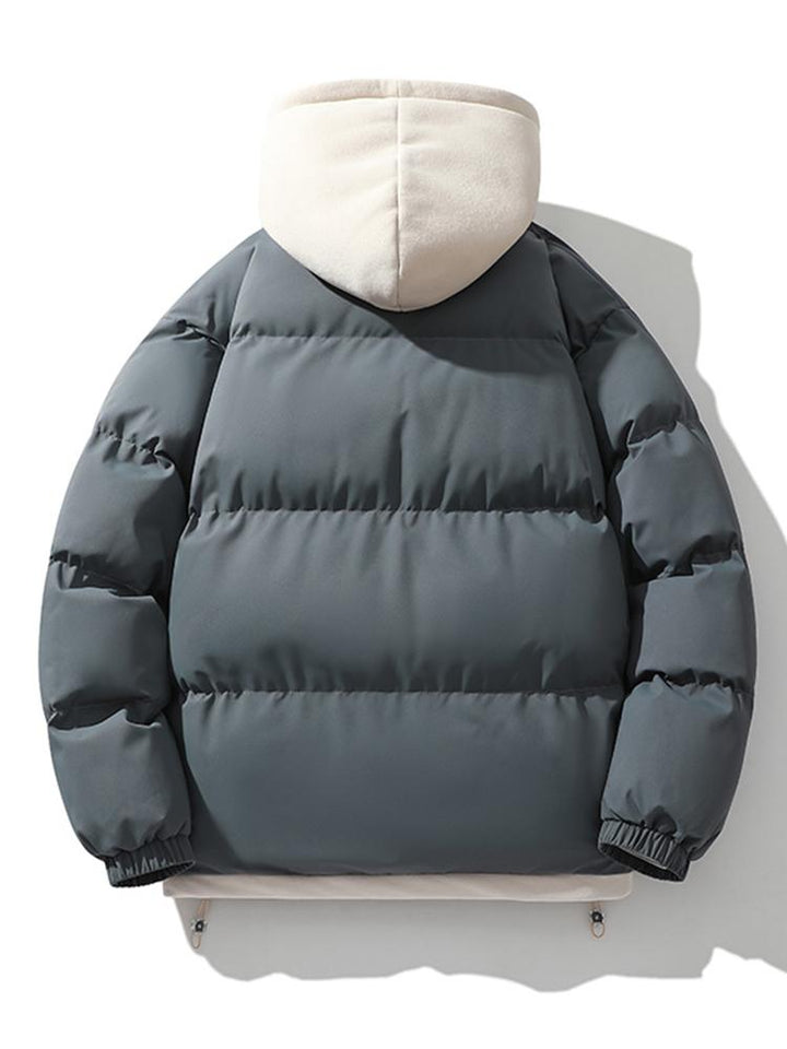 Wesley | Puffer jas met contrasterende capuchon