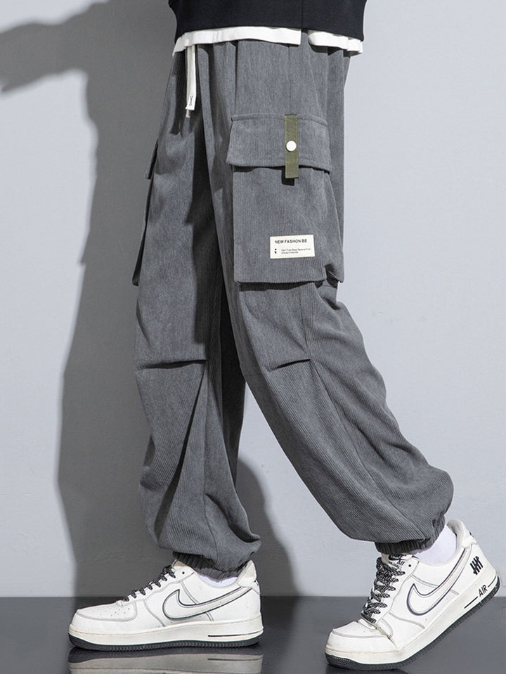Niek | Corduroy Cargo Joggingbroek