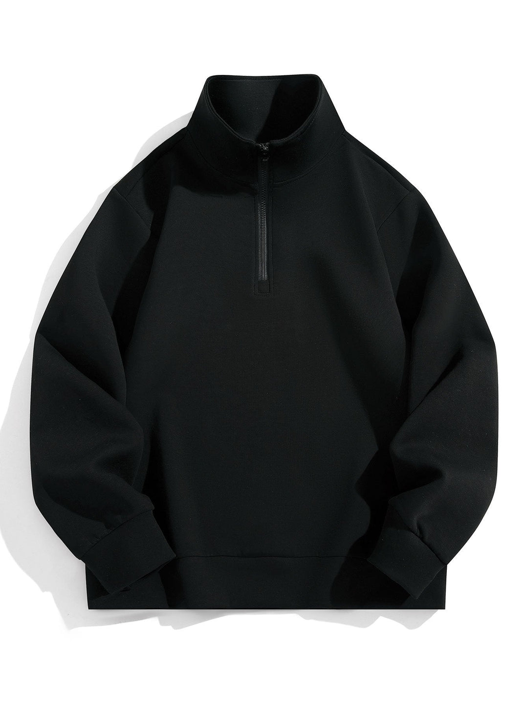 Colin | Sweater met hoge kraag en korte rits