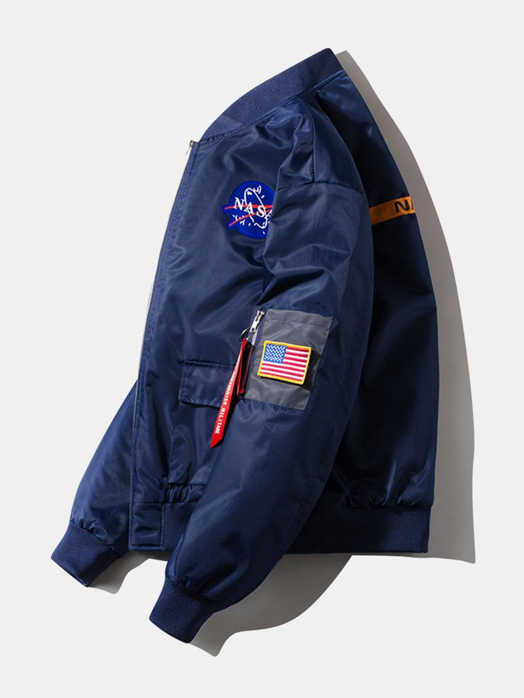 Udo | Oversized bomber jack met nasa-print