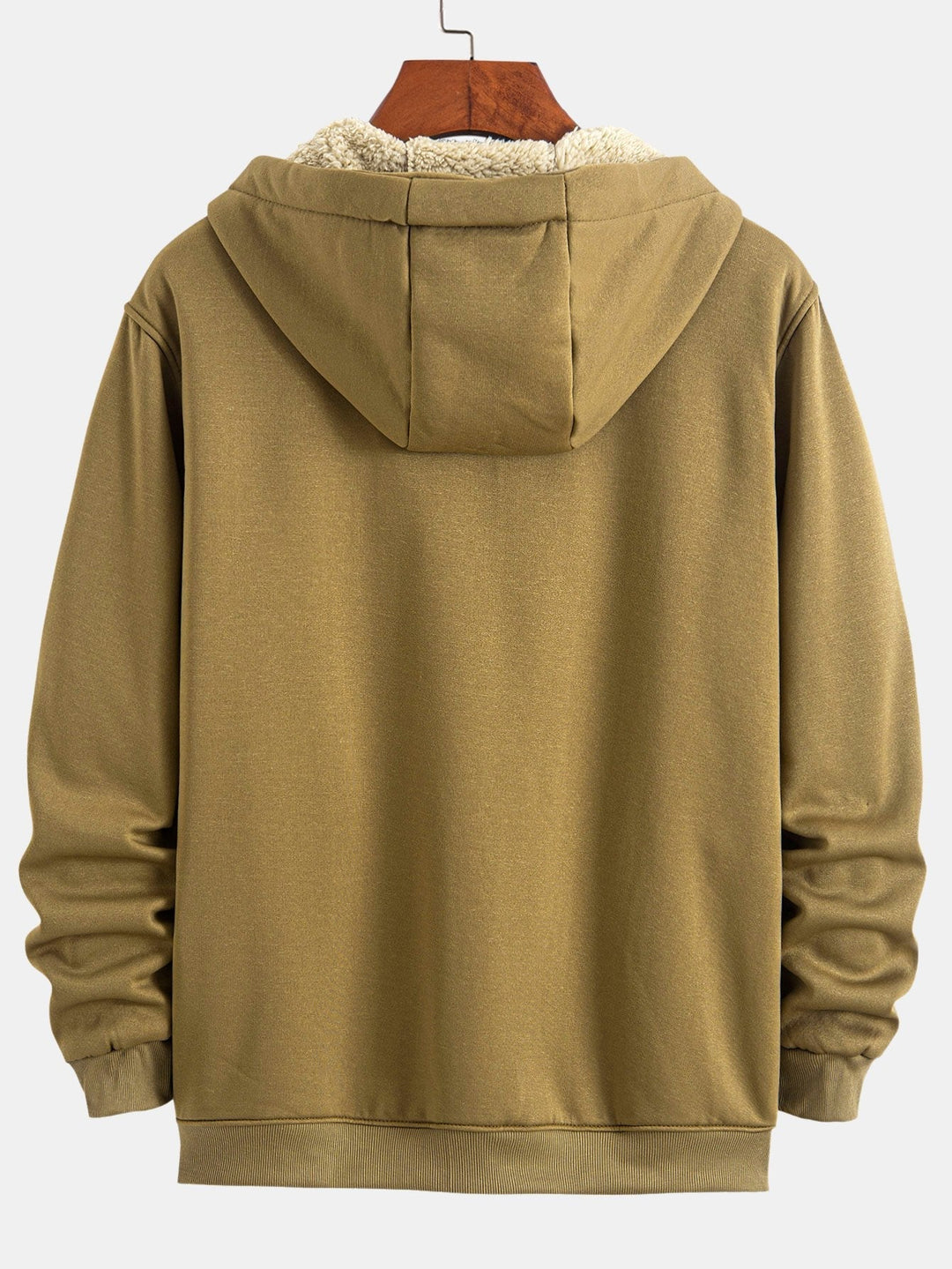 Gert | Hoodie met teddyvoering en ritssluiting