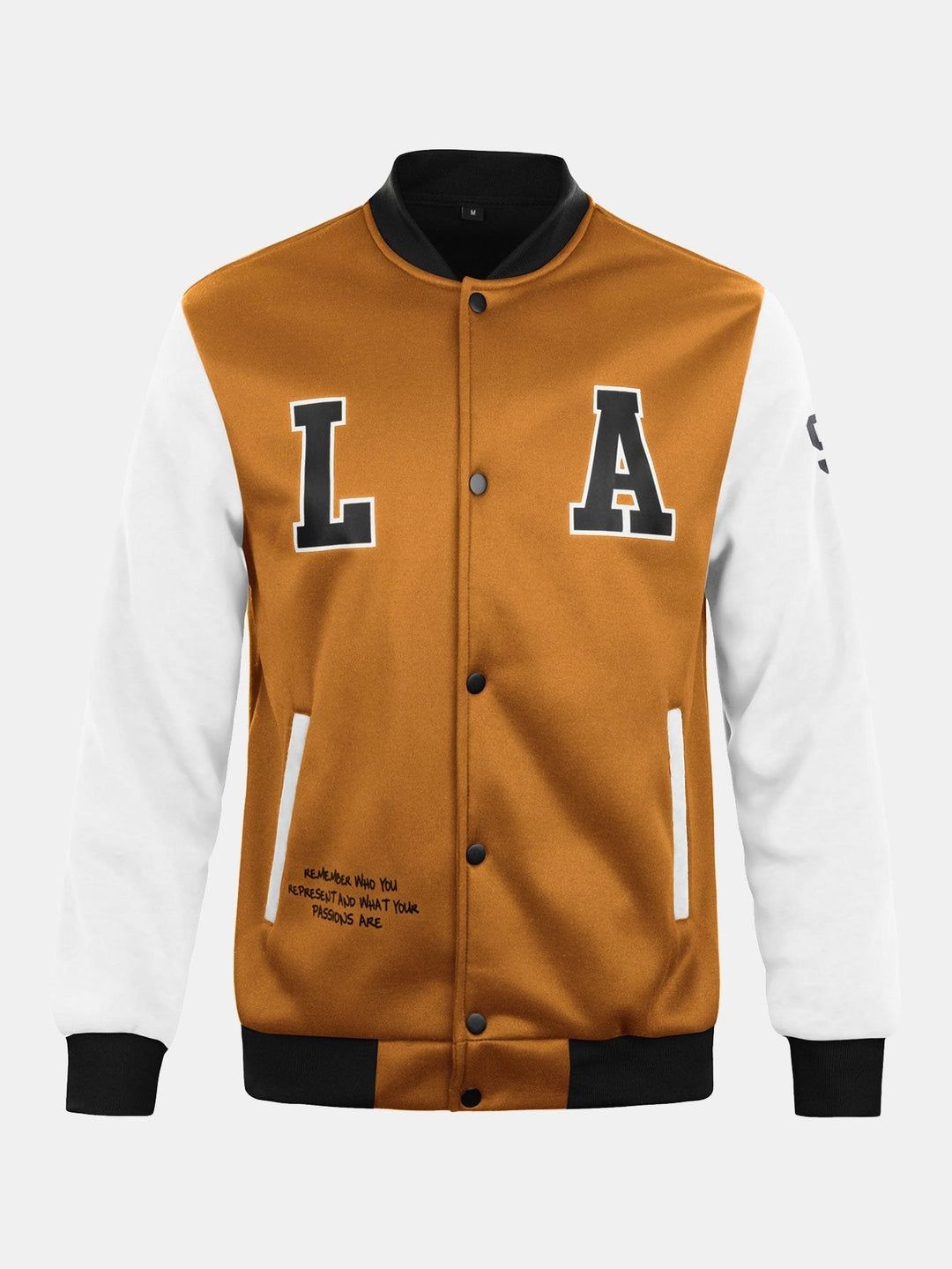 Bastiaan | Baseball jack met la-print