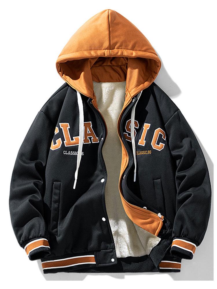 Lodewijk | Corduroy baseball jack met pluche voering en capuchon