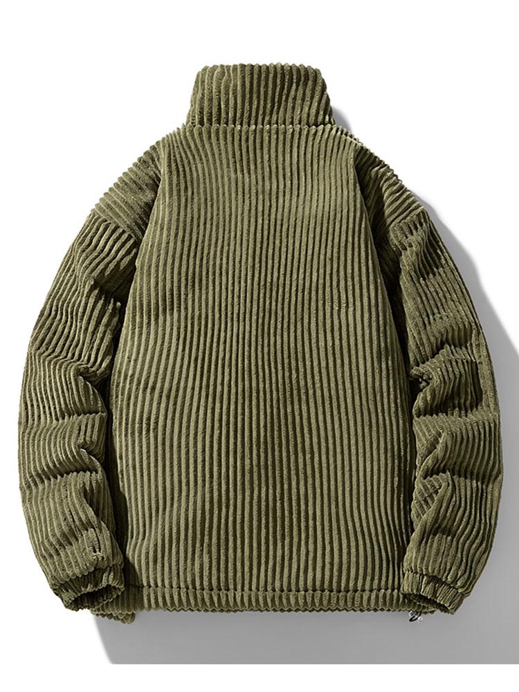 Rutger | Gewatteerde corduroy jas