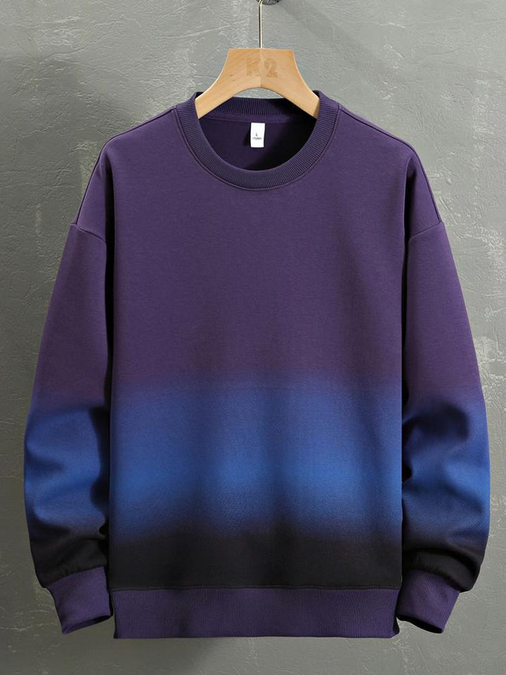 Jonathan | Sweater met kleurverloop en relaxte pasvorm