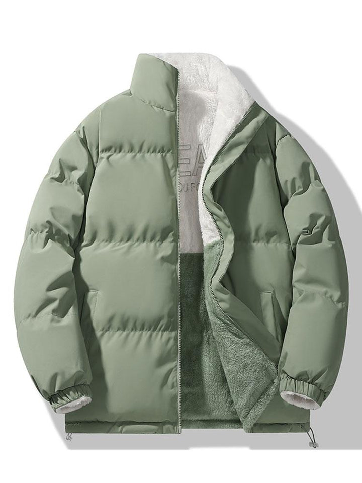Frank | Omkeerbare teddyfleece jas
