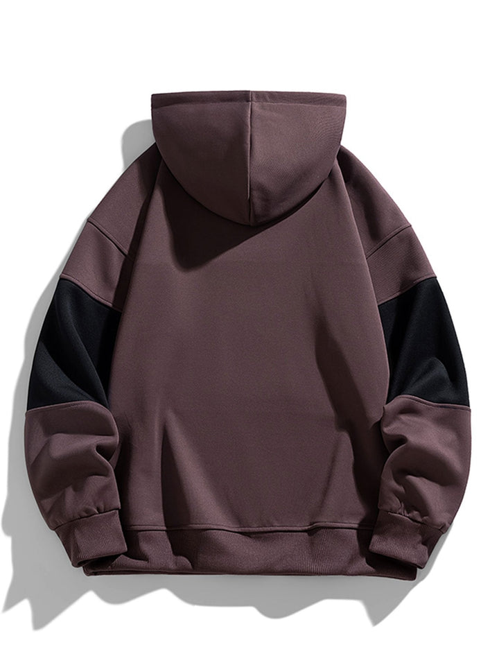 Kaj | Hoodie met kleurvlakken en relaxte pasvorm