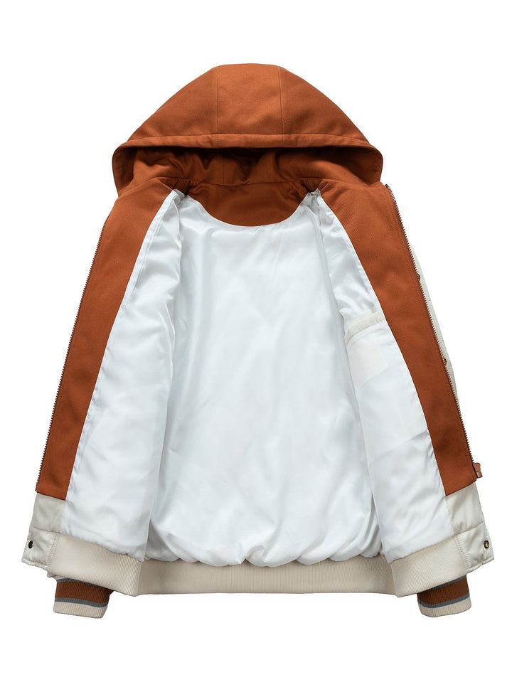 Kees | 2-in-1 gewatteerd baseball jack met capuchon
