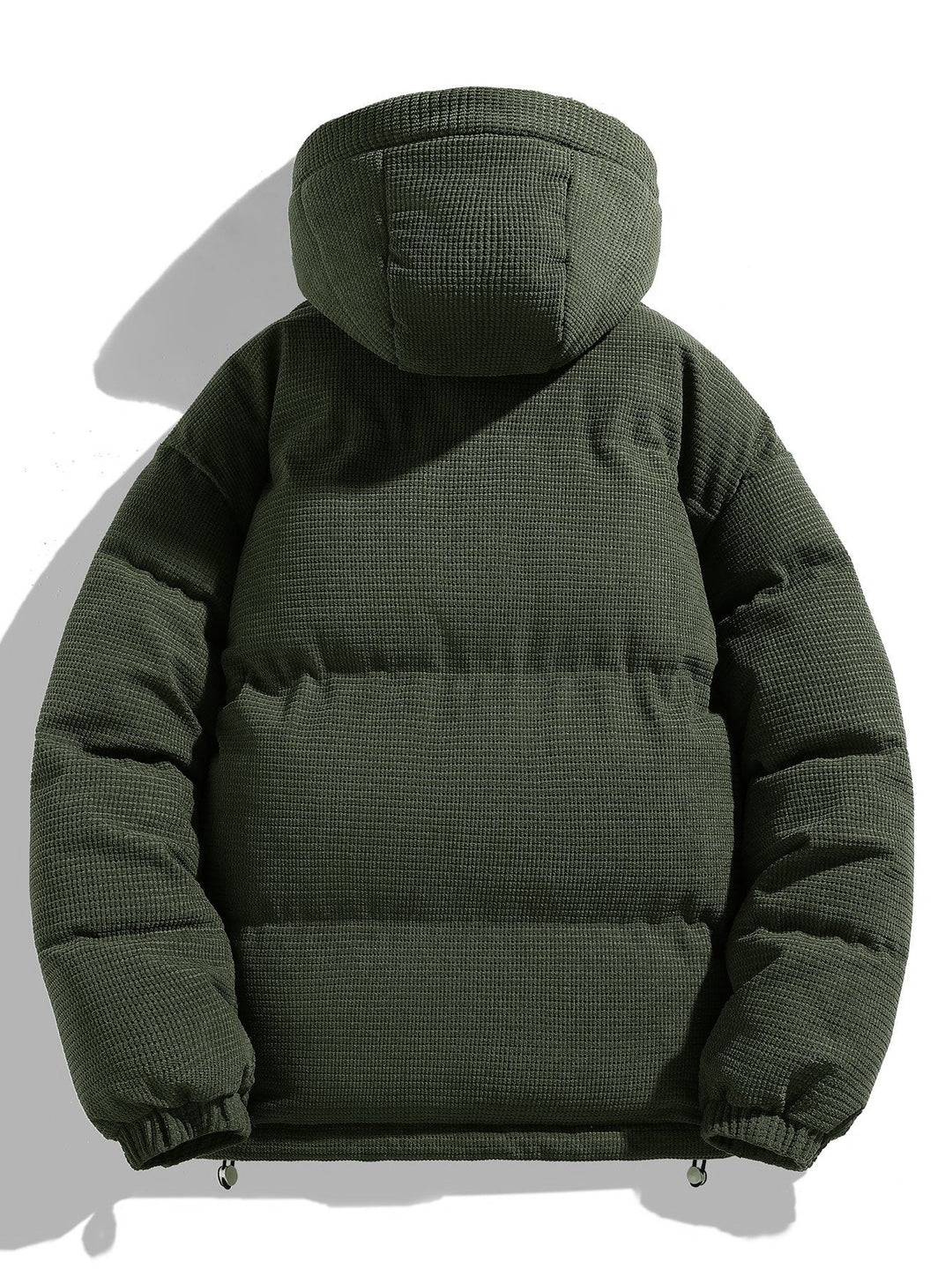 Michael | Corduroy puffer jas met capuchon